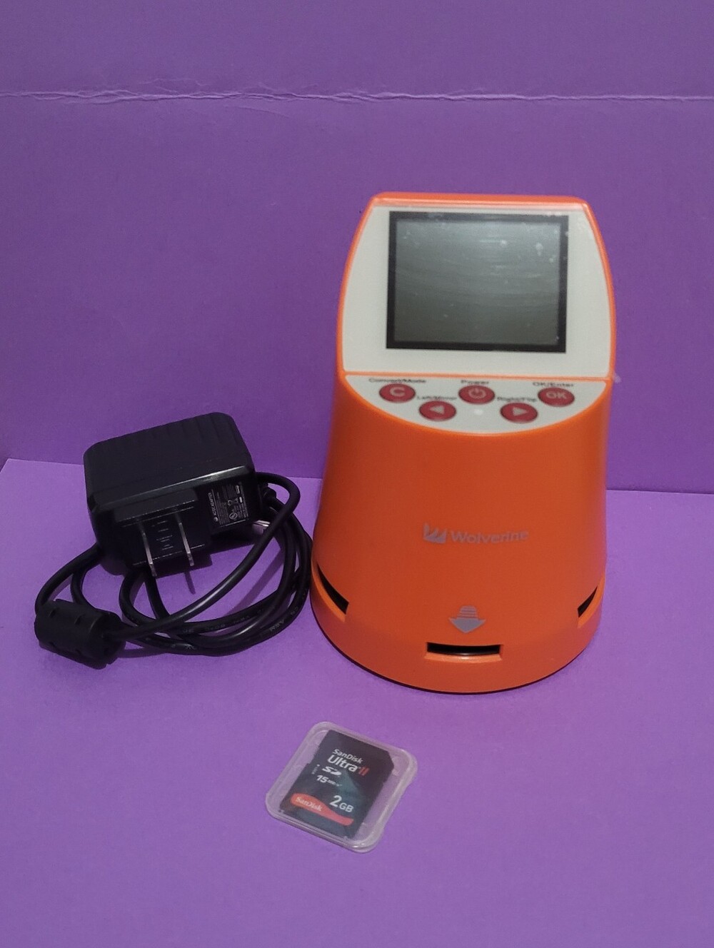 Wolverine F2D Mighty 20MP 7-in-1 Film to Digital Converter - No Accessories.